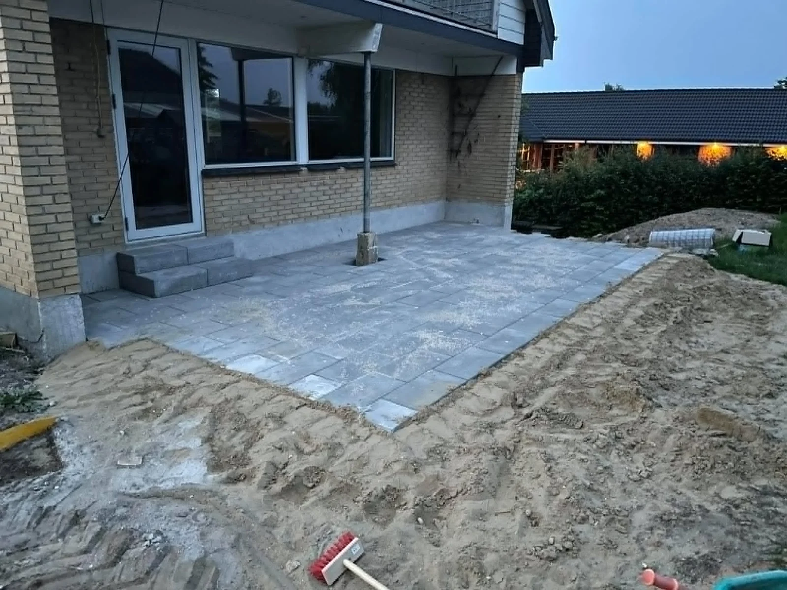 Terrasse ved huset